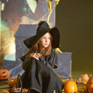 Chapeau de Sorcière en Coton pour Enfant Édition Halloween-01